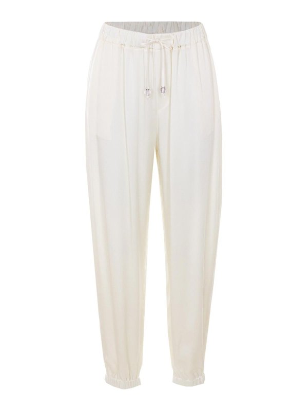 FABIANA FILIPPI: カジュアルトラウザー - フレアジーンズ - 白