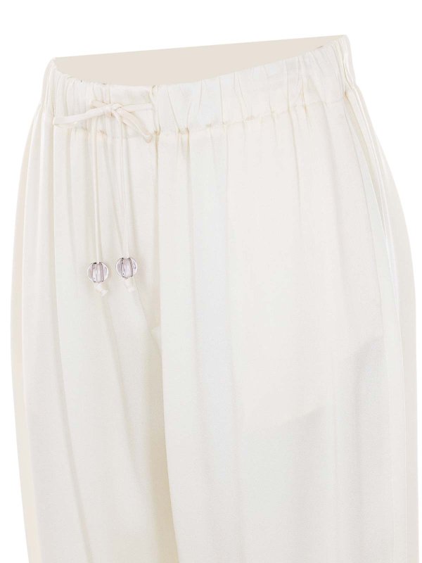 The Best Shops FABIANA FILIPPI: カジュアルトラウザー - フレアジーンズ - 白