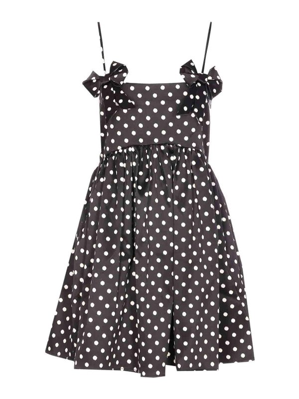 GANNI: abiti al ginocchio - Abito nero