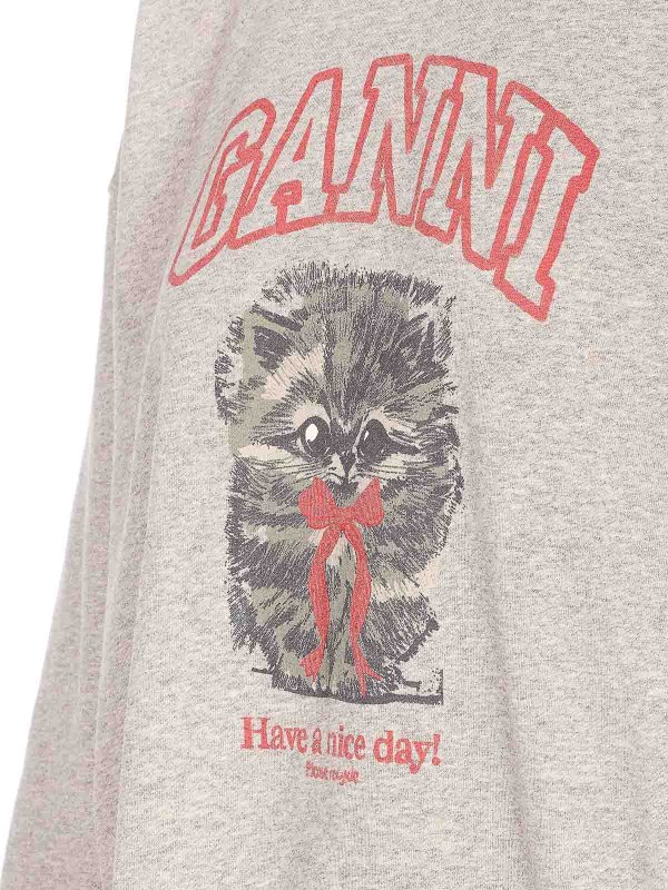 The Best Shops GANNI: スウェット＆セーター - スウェットシャツ/セーター - グレー