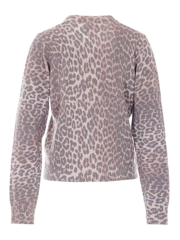 GANNI: Strickpullover mit Rundhalsausschnitt online - Rundhalspullover - Braun