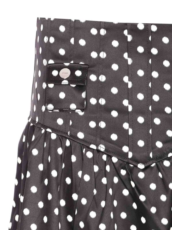 膝丈/ミディスカート - 黒 Replica 
online: GANNI