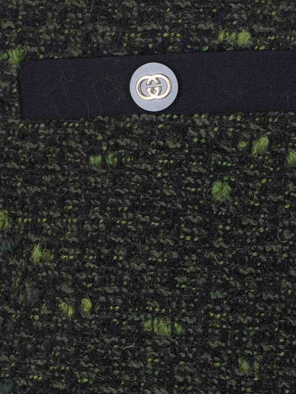 The Best Shops GUCCI: mini skirts - Boucle Wool Mini Skirt