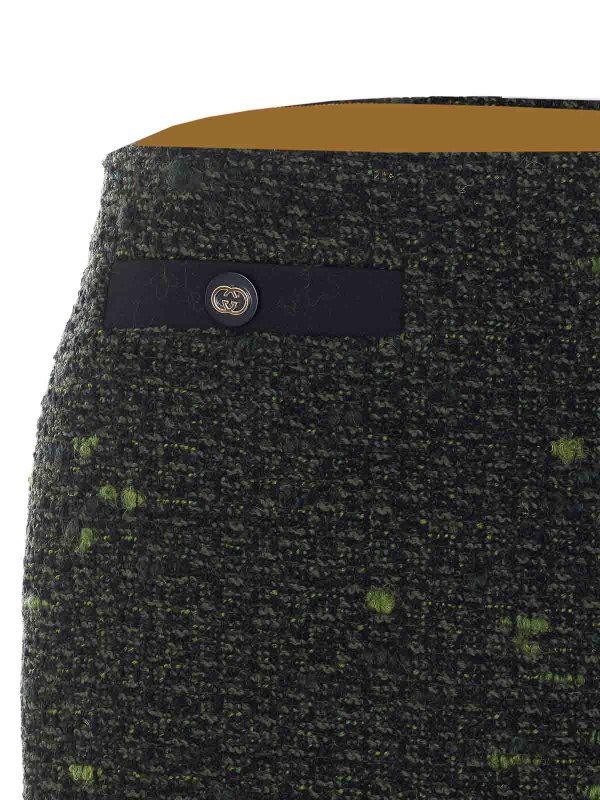 Boucle Wool Mini Skirt shop online: GUCCI