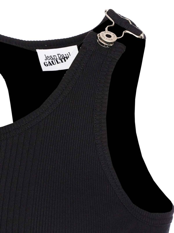 The Best Shops JEAN PAUL GAULTIER: トップス＆タンクトップ - トップ/タンクトップ - 黒