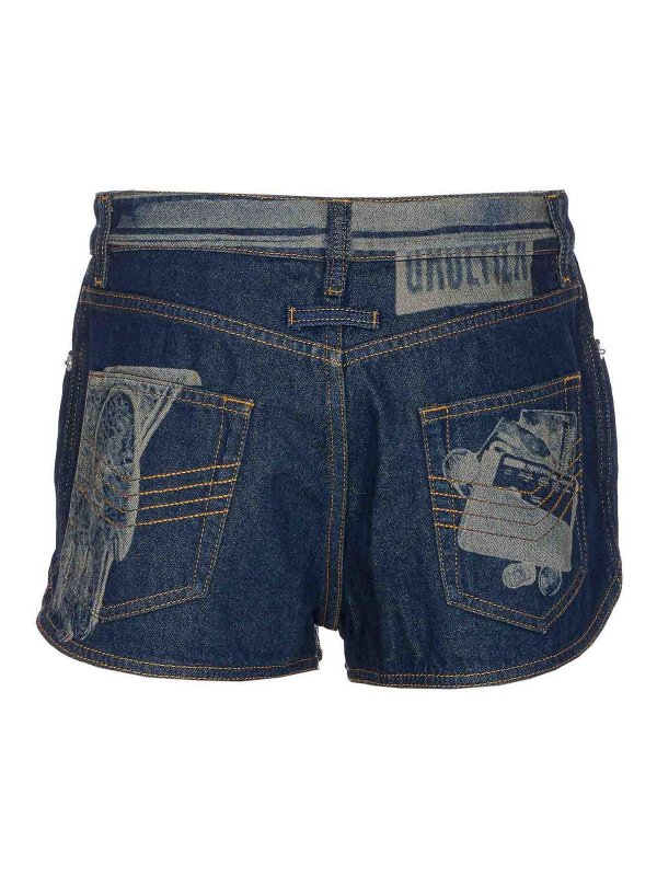 JEAN PAUL GAULTIER: トラウザーショーツ online - ショートパンツ - ブルー