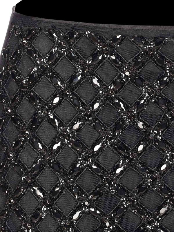 膝丈/ミディスカート - 黒 shop online: Liu Jo