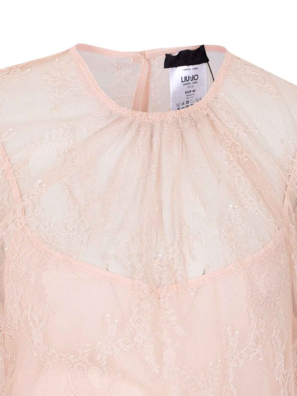 膝丈ドレス - ヌードカラー shop online: Liu Jo