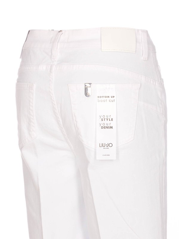 The Best Shops Liu Jo: Jeans Rectos - Vaqueros Rectos - Blanco