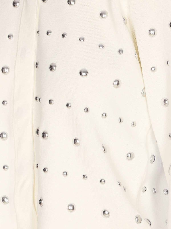 The Best Shops Liu Jo: Strickpullover mit Rundhalsausschnitt - Rundhalspullover - Weiß