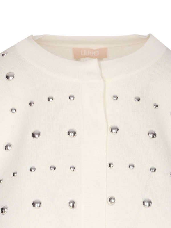 Rundhalspullover - Weiß shop online: Liu Jo