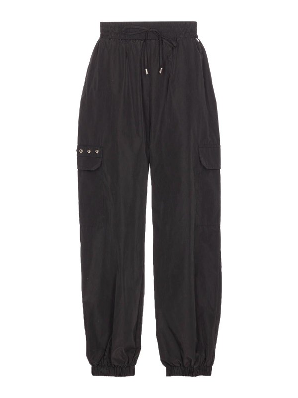 Liu Jo: スウェットパンツ - トラックスーツ ボトムス - 黒