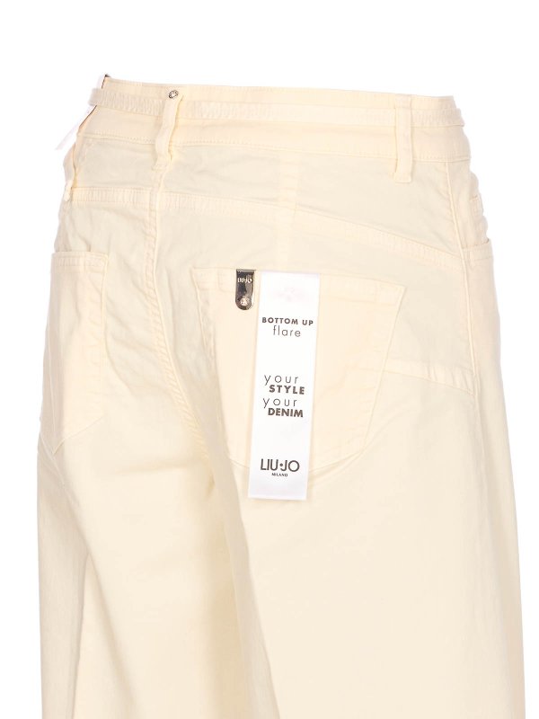 The Best Shops Liu Jo: ストレートジーンズ - ストレートジーンズ - 白