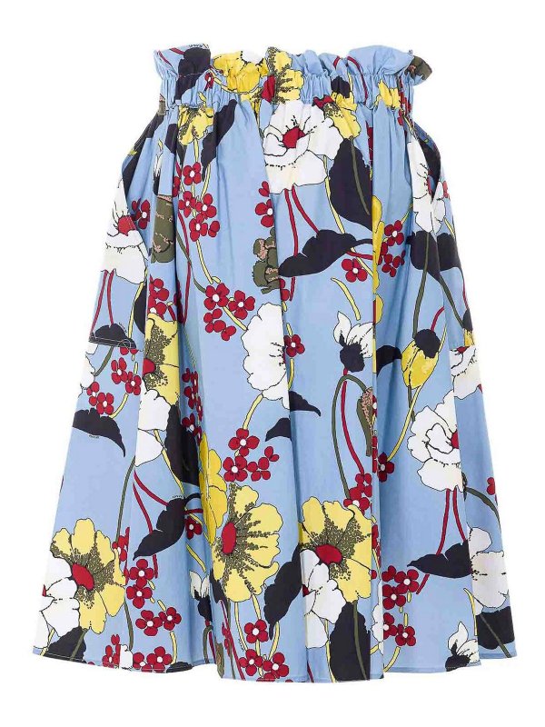 Marni: gonne al ginocchio  e longuette online - Gonna midi multicolore