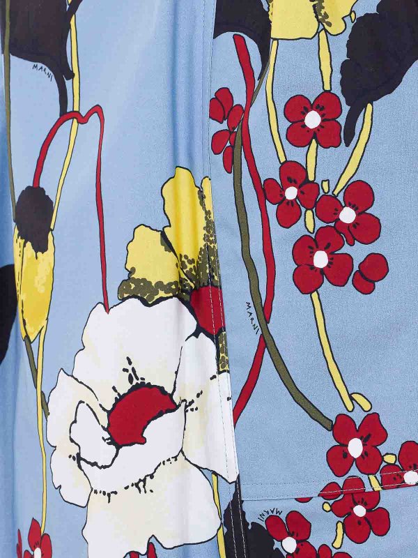 The Best Shops Marni: gonne al ginocchio  e longuette - Gonna midi multicolore