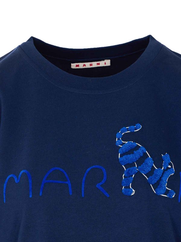 Blue T-Shirt Replica 
online: Marni