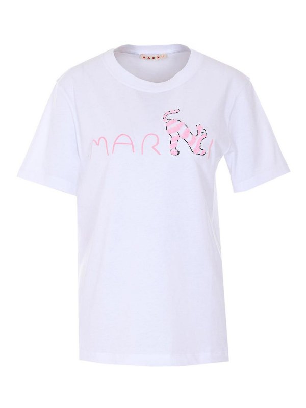 Marni: Camisetas - Camiseta - Blanco