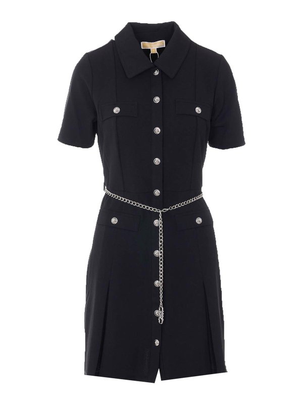 Michael Michael Kors: ショートドレス - ショートドレス - 黒