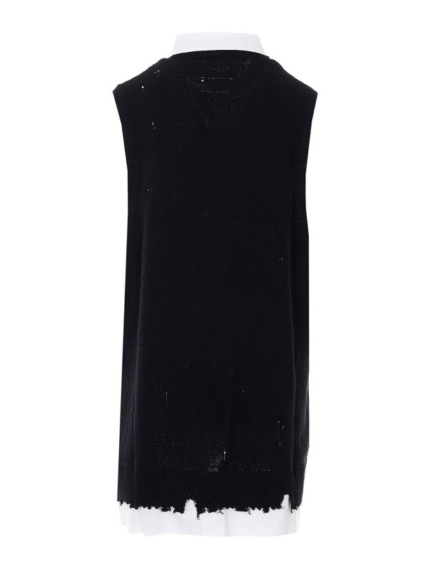MM6 MAISON MARGIELA: Chalecos online - Chaleco - Negro