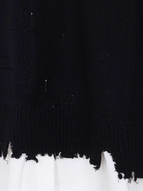 The Best Shops MM6 MAISON MARGIELA: Chalecos - Chaleco - Negro