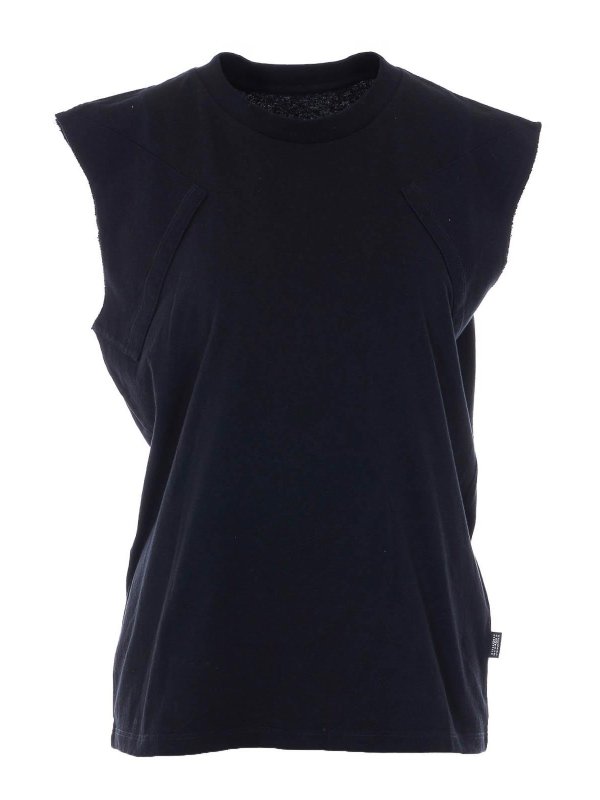 MM6 MAISON MARGIELA: t-shirts - Black T-Shirt