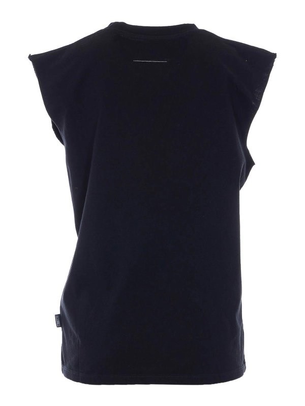 MM6 MAISON MARGIELA: t-shirts online - Black T-Shirt