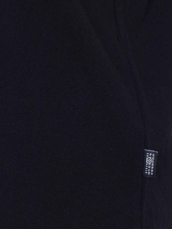 The Best Shops MM6 MAISON MARGIELA: t-shirts - Black T-Shirt