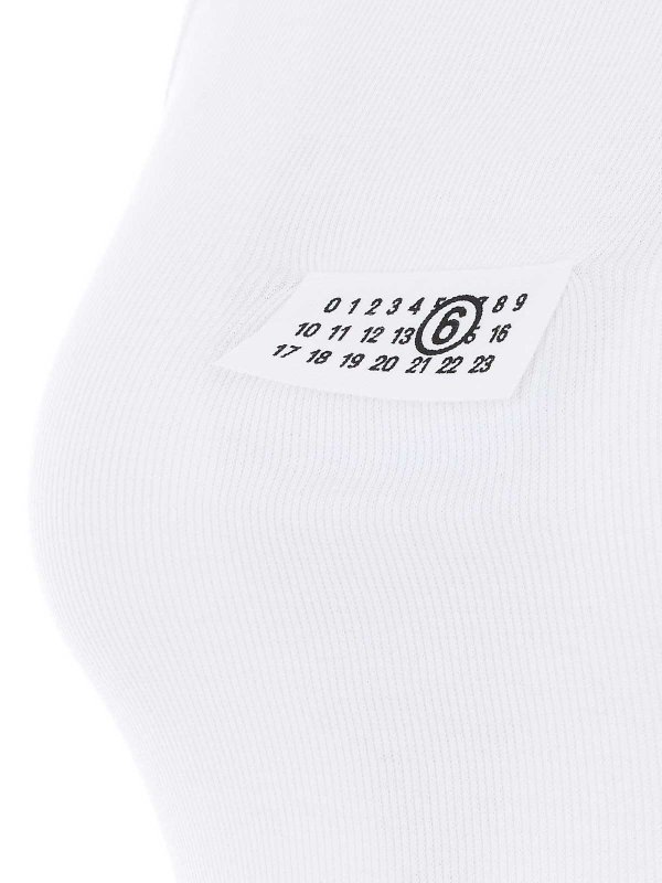 The Best Shops MM6 MAISON MARGIELA: トップス＆タンクトップ - トップ/タンクトップ - 白