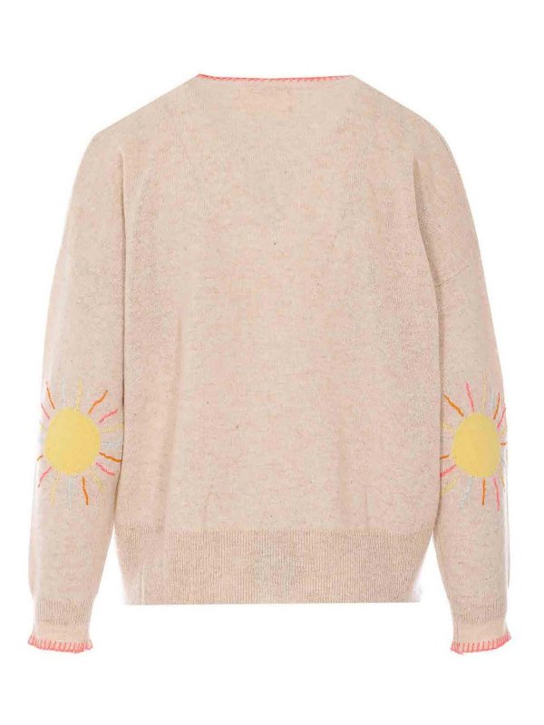 NOTSHY: Strickpullover mit Rundhalsausschnitt online - Rundhalspullover - Beige