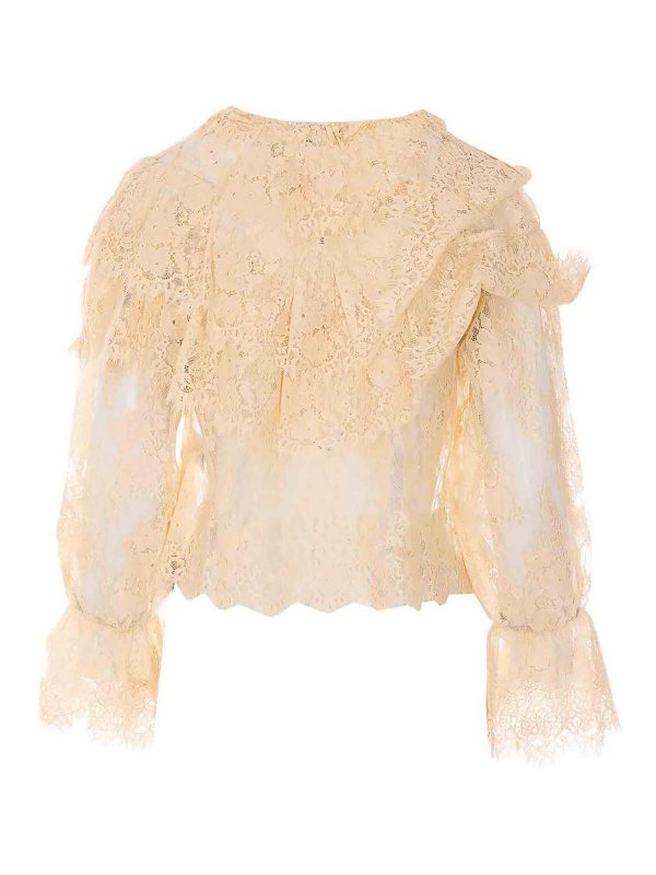 RIXO: Tops y camisetas sin mangas online - Top - Beis