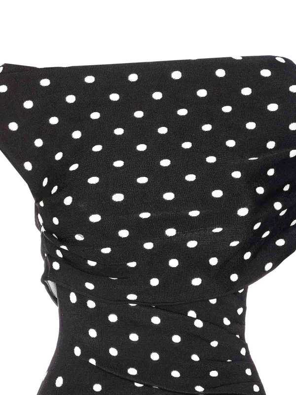 膝丈ドレス - 黒 Replica 
online: Self Portrait