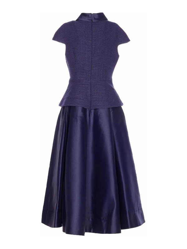 Self Portrait: ニーレングスドレス online - 膝丈ドレス - ブルー