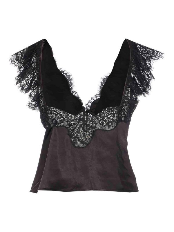 Self Portrait: Tops und Tank Tops online - Top - Schwarz