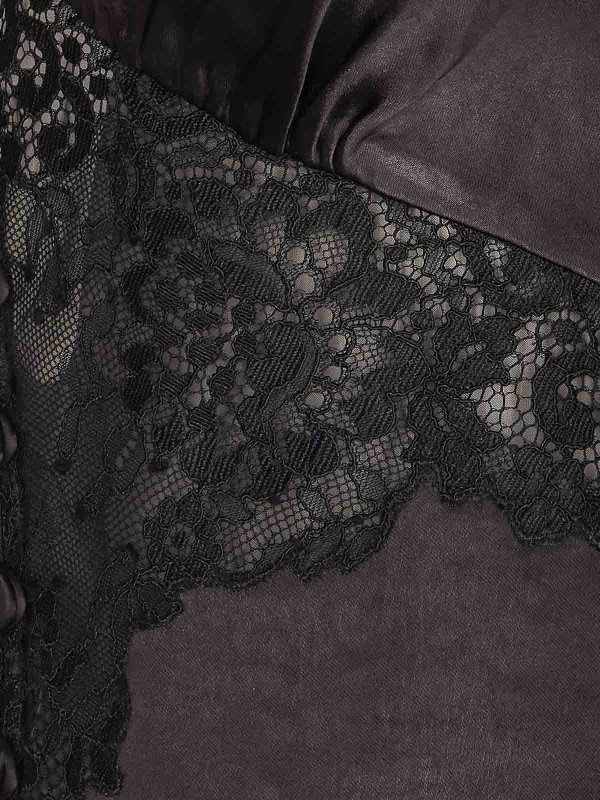 The Best Shops Self Portrait: Tops und Tank Tops - Top - Schwarz