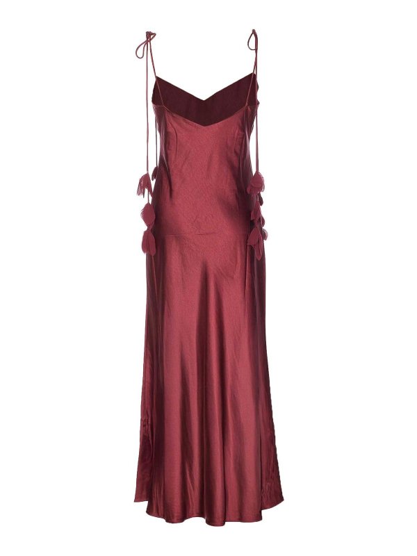 Self Portrait: ニーレングスドレス online - 膝丈ドレス - 赤