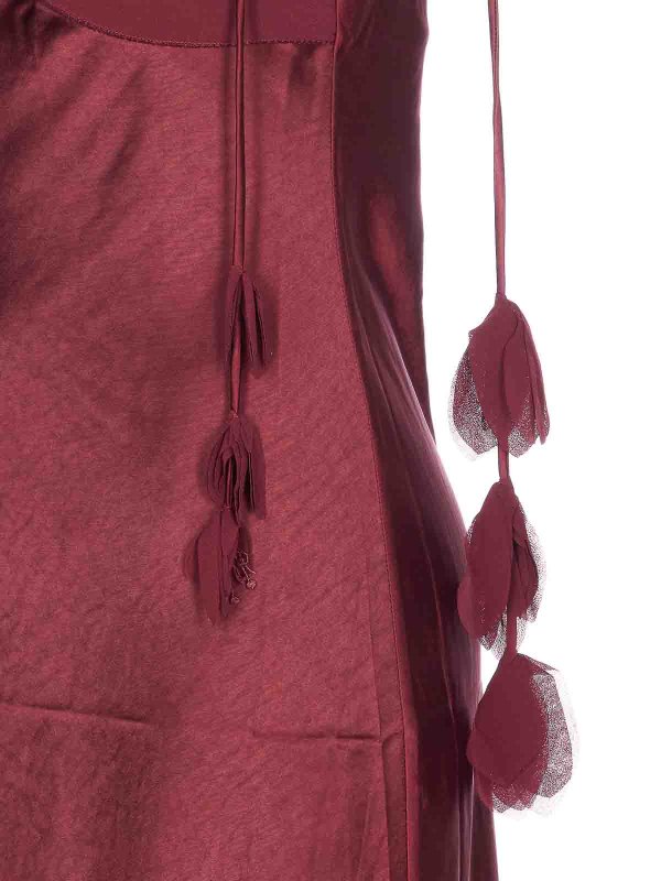 The Best Shops Self Portrait: ニーレングスドレス - 膝丈ドレス - 赤