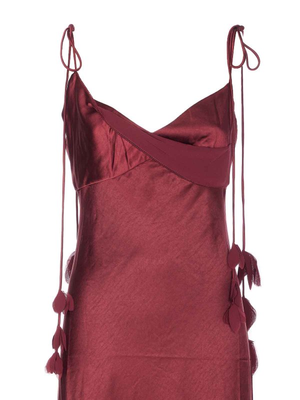 膝丈ドレス - 赤 Replica 
online: Self Portrait