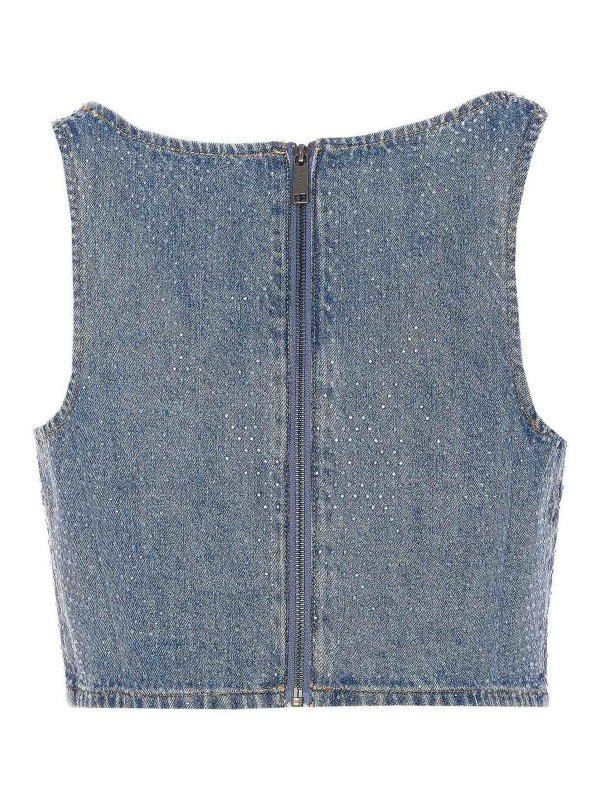 Self Portrait: Tops y camisetas sin mangas online - Top - Azul