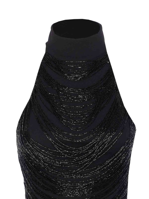 マキシドレス - 黒 shop online: SOLACE LONDON