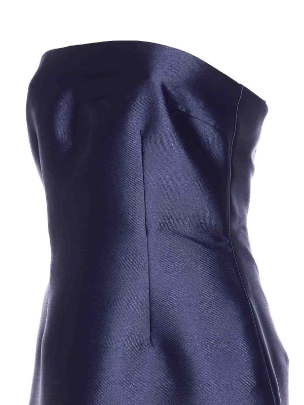 マキシドレス - ブルー shop online: SOLACE LONDON