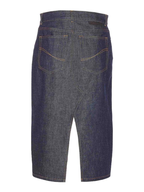 STELLA McCARTNEY: ニーレングススカート＆ミディ丈 online - 膝丈/ミディスカート - ブルー