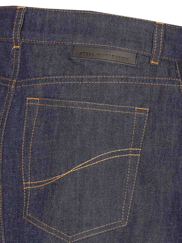 The Best Shops STELLA McCARTNEY: ニーレングススカート＆ミディ丈 - 膝丈/ミディスカート - ブルー