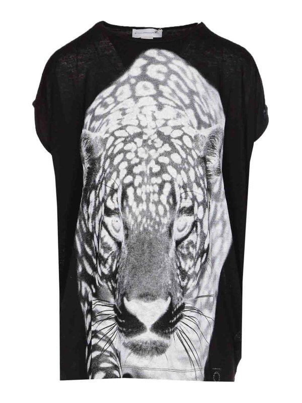STELLA McCARTNEY: t-shirts - Cloud Leopard T-Shirt