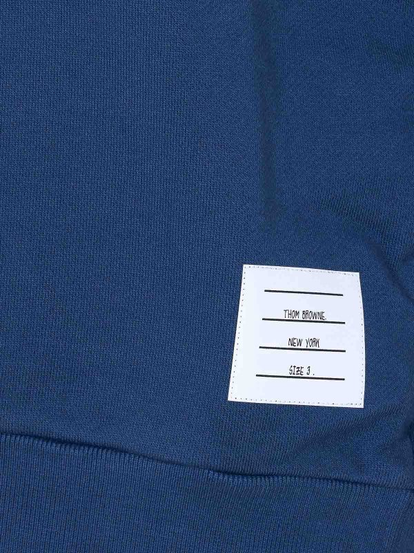 The Best Shops THOM BROWNE: Sudaderas y suéteres - Sudadera - Azul