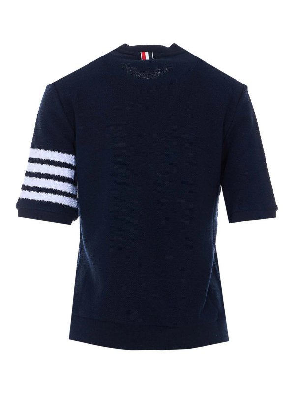 THOM BROWNE: Camisetas online - Camiseta - Azul