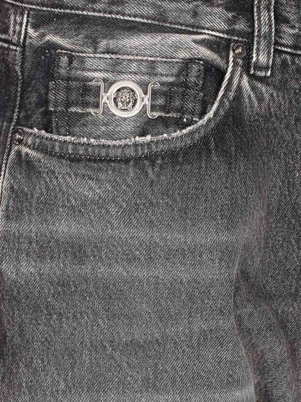 Vaqueros Rectos - Gris shop online: VERSACE