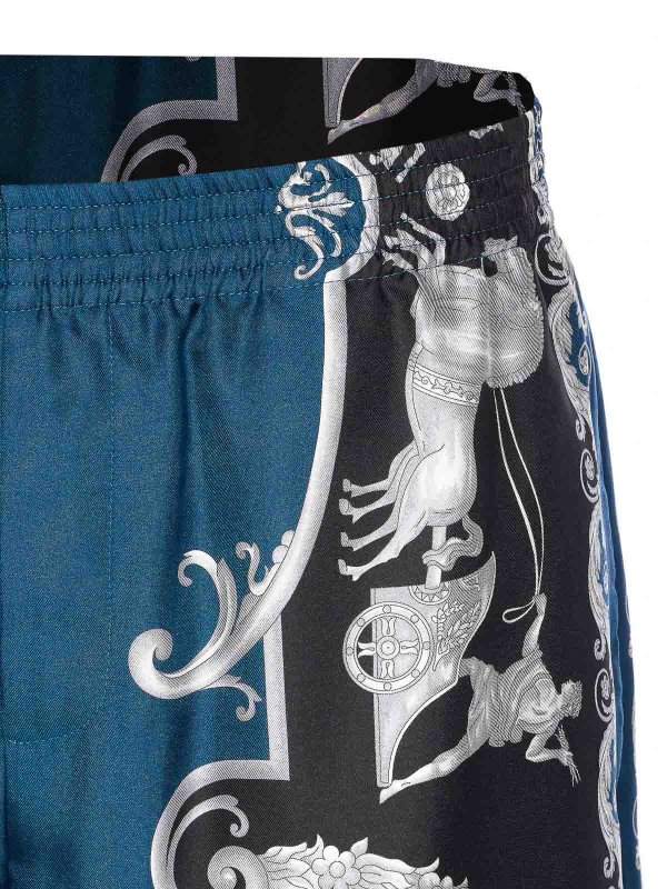 Blue Shorts shop online: VERSACE
