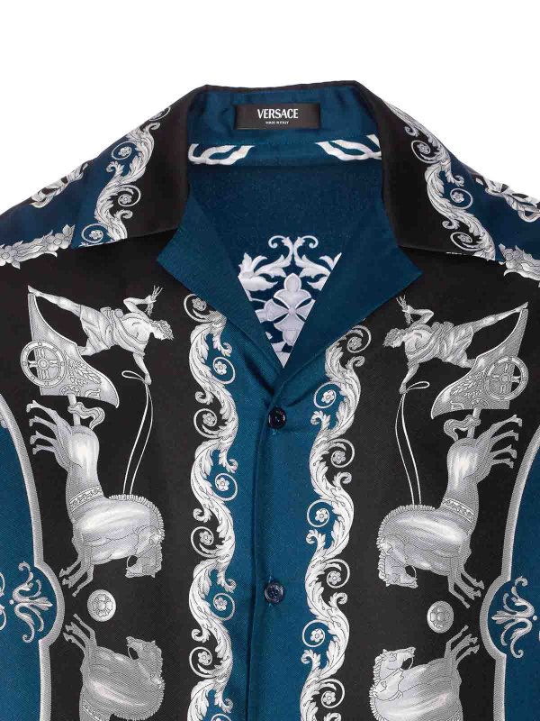 Hemd - Blau shop online: VERSACE