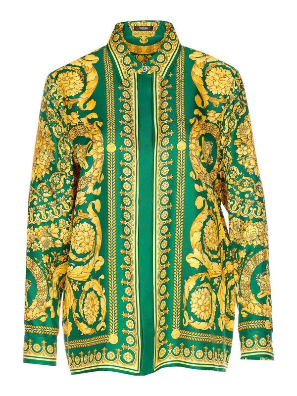VERSACE: Chemises - Chemise - Vert