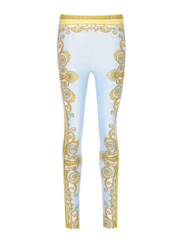 VERSACE: Leggings - Leggings - Blau